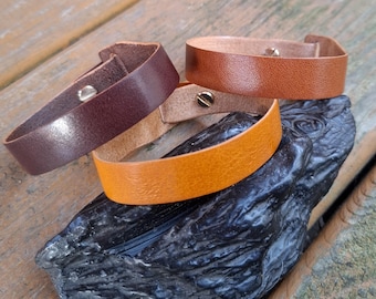 Leather Bracelet, Handcrafted for Men, Jewellery & Gifts, Leather Wrist Bands.