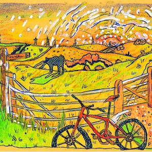A6 Faire du vélo sur la carte South Downs
