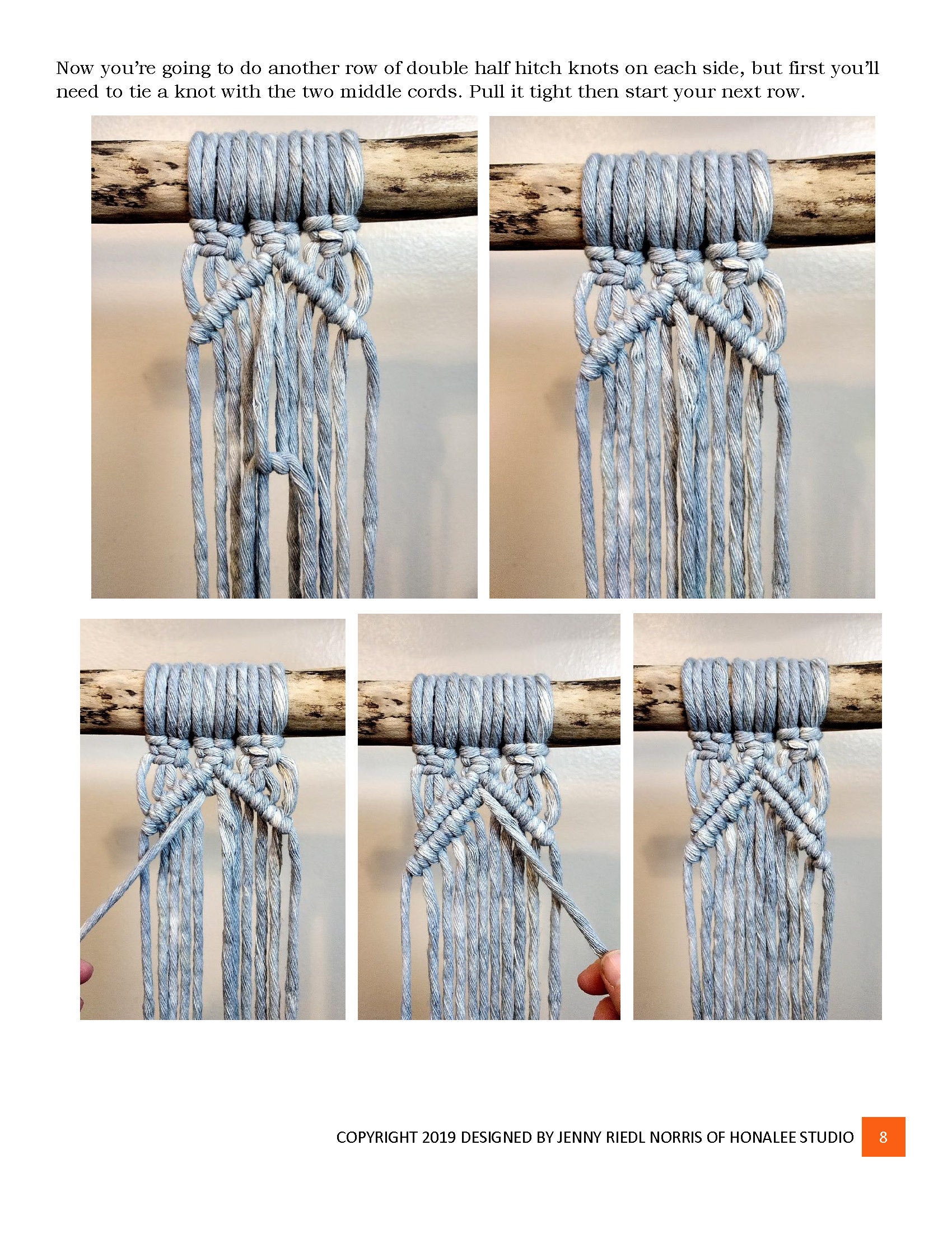 Macrame Pattern PDF Tutorial Instant Download DIY Macrame Wall - Etsy