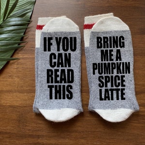 Tea Gift-Tea Socks-If You Can Read This-Gift for Mom-Teacher Gift-Best Friend Gift-Grandma Gift image 5