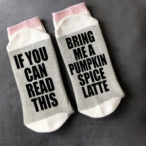 Tea Gift-Tea Socks-If You Can Read This-Gift for Mom-Teacher Gift-Best Friend Gift-Grandma Gift image 6