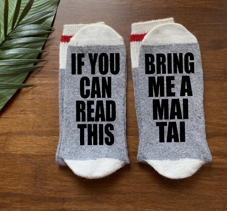 Mojito-Socks-Best Friend Gift-Mojito Gifts-If You Can Read This-Cocktails-Cocktail Gifts-Birthday Gift-21st Birthday-Gifts Under 20 image 2