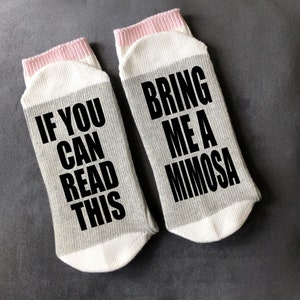 Mojito-Socks-Best Friend Gift-Mojito Gifts-If You Can Read This-Cocktails-Cocktail Gifts-Birthday Gift-21st Birthday-Gifts Under 20 image 5