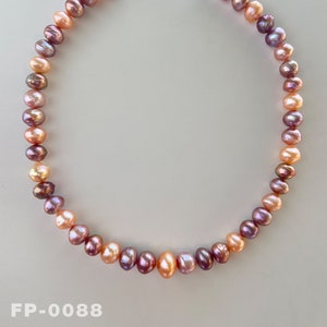10.2-13.8mm Natural Colorful Edison Rainbow Pearls Strand Bead High Metallic Luster Freshwater Edison Pearl Necklace For Your Unique Design