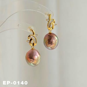 Customized --18K earrings