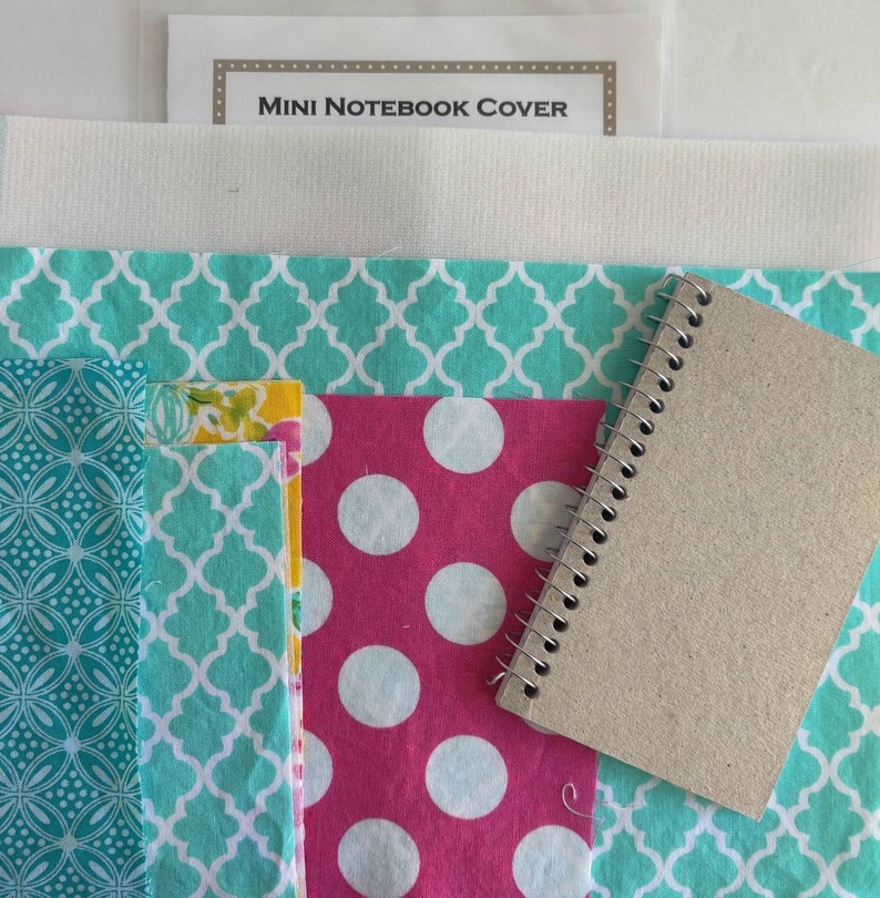 Byannie Pattern Adorable mini Notebook Cover. Kit Etsy