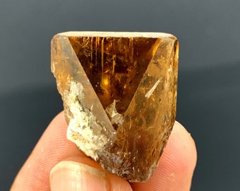 Rich Golden Color Transparent Facet Grade Topaz Crystal, Sherry Topaz From Skardu Mine - 16 gram