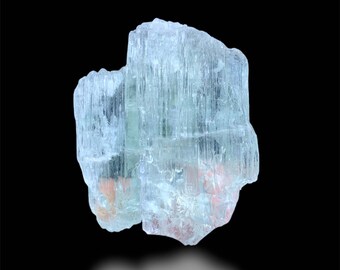 Natural Gemmy Blue Kunzite Crystal , Terminated Kunzite Crystal Specimen , Raw Kunzite Cluster - 42.64 gram