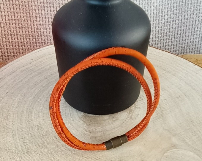 Bracelet Orange Cork