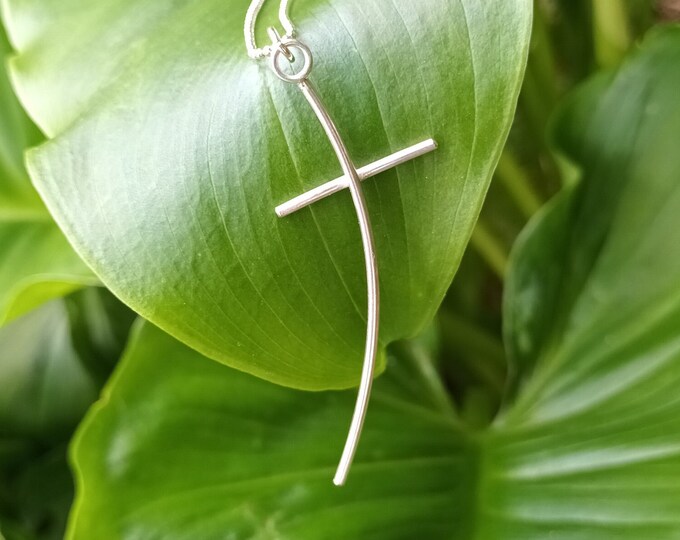 Silver Cross Necklace