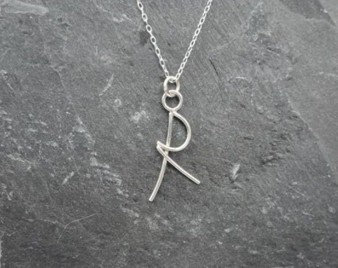 Initial necklace