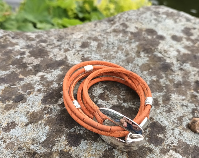 Cork Wrap Bracelet