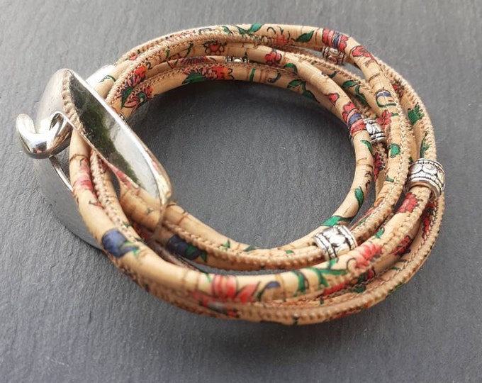 Cork Wrap Bracelet