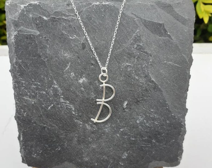 Initial necklace, jewellery gift