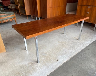 Minimalistischer XL Couchtisch 60er Designer Beistelltisch Sideboard 50s rosewood Couchtisch Mid Century 60s danish coffee table denmark