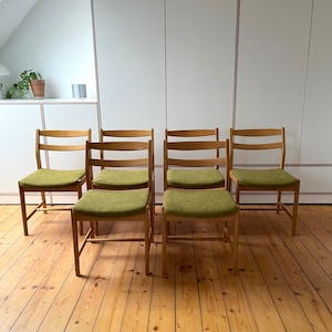 Super Rare! 6x Bengt Ruda Ulvö oak chairs vintage Ikea chairs Boho Design Chairs