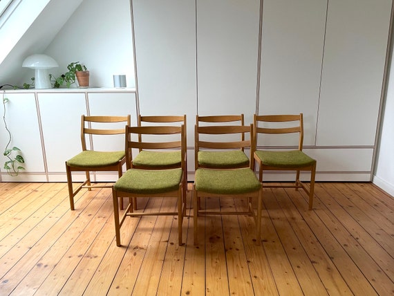 Super Rare 6x Bengt Ruda Ulvö Oak Ikea Chairs - Etsy