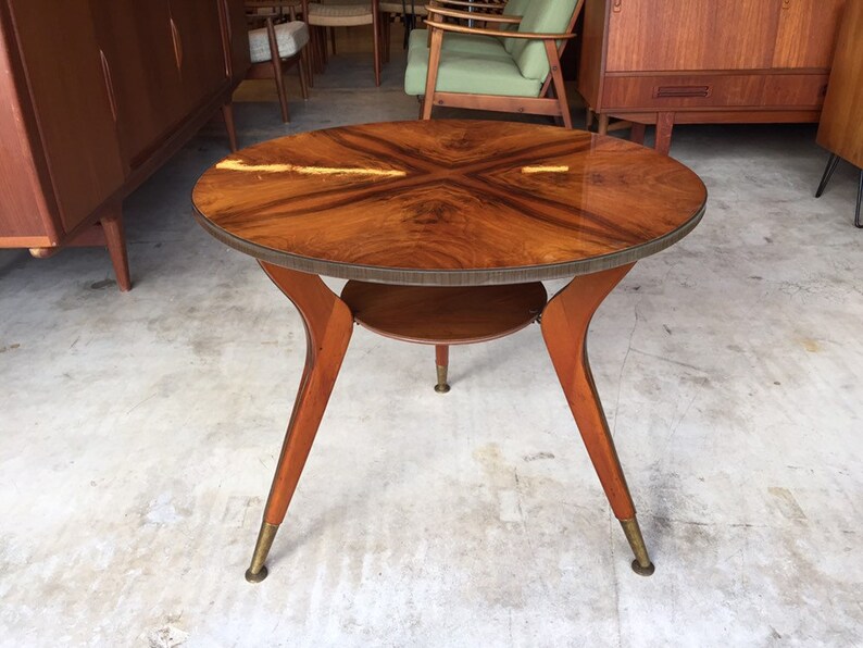 Rare 50s Luxury Side Table Mahogany Coffee Table to 60s Teak Etsy