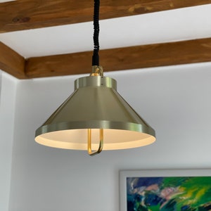Danés 60s Jo Hammerborg Design Lámpara colgante Fog Morup Lámpara de techo colgante lámpara vintage 60s 70s