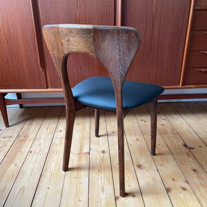 Rare 60s Danish 60s Niels Koefoed Oak Desk Chair Armchair Mid Century deskchair lounge chair armchair image 3