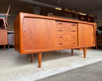 Atemberaubendes Teak Sideboard HP Hansen 60er Kommode Danish Design Randers Dänemark vintage Anrichte mid Century