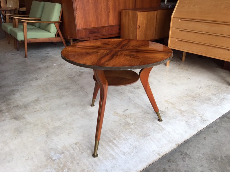 Rare 50s Luxury Side Table Mahogany Coffee Table to 60s Teak Etsy