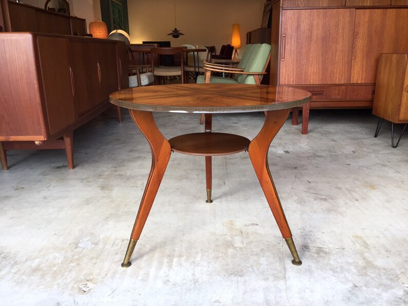 Rare 50s Luxury Side Table Mahogany Coffee Table to 60s Teak Etsy