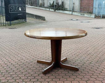 Danish 60er walnut Esstisch Tisch Stuhl Holz Design Küche Teakholz dining table mid Century table gudme