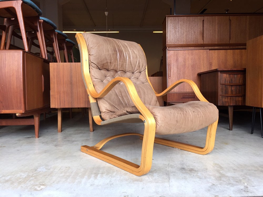 Rare 60s 70s Asko Finland Design Lounge Chair Mid Century Rare 60s 70s Asko Finland Design Lounge Chair Mid Century