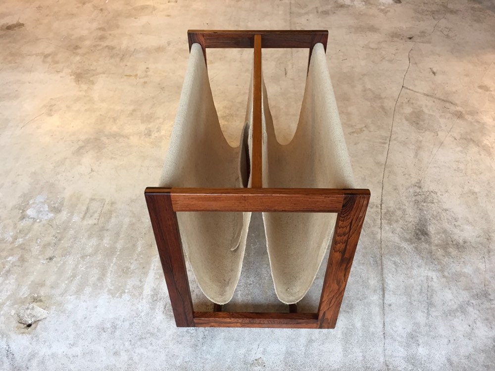 Rare 60s 70s Danish 60s Magazine Rack Kai Kristiansen Aksel Kjersgaard ...