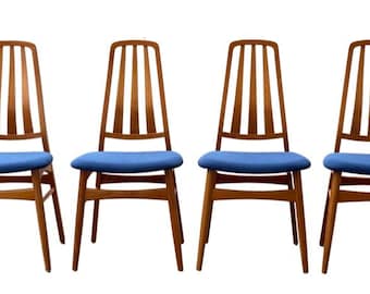 Wunderschönes Set of 4x 60er Jahre Teak Stühle - Vamdrup stølefabrik Chairs Mid Century Stühle Esszimmer Design Stühle