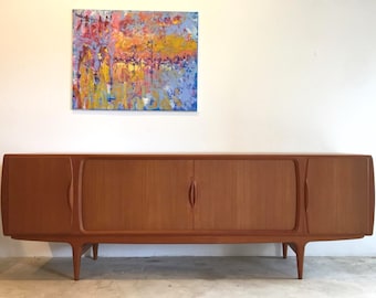 Einmaliges XL Teak Sideboard J. Andersen 60er Kommode Danish Design Uldum Dänemark vintage Anrichte mid Century