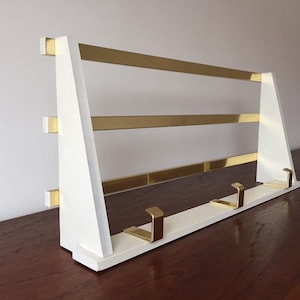 Rare Golden 50s 60s Wardrobe Mid Century Hallway Wardrobe rack rockabilly Brass brass Hook 60s