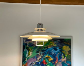 60s 70s Swedish Retro Pendant Lamp to Danish Teak Poulsen Fog BELID vintage Lamp pendant Ceiling Lamp Space Age