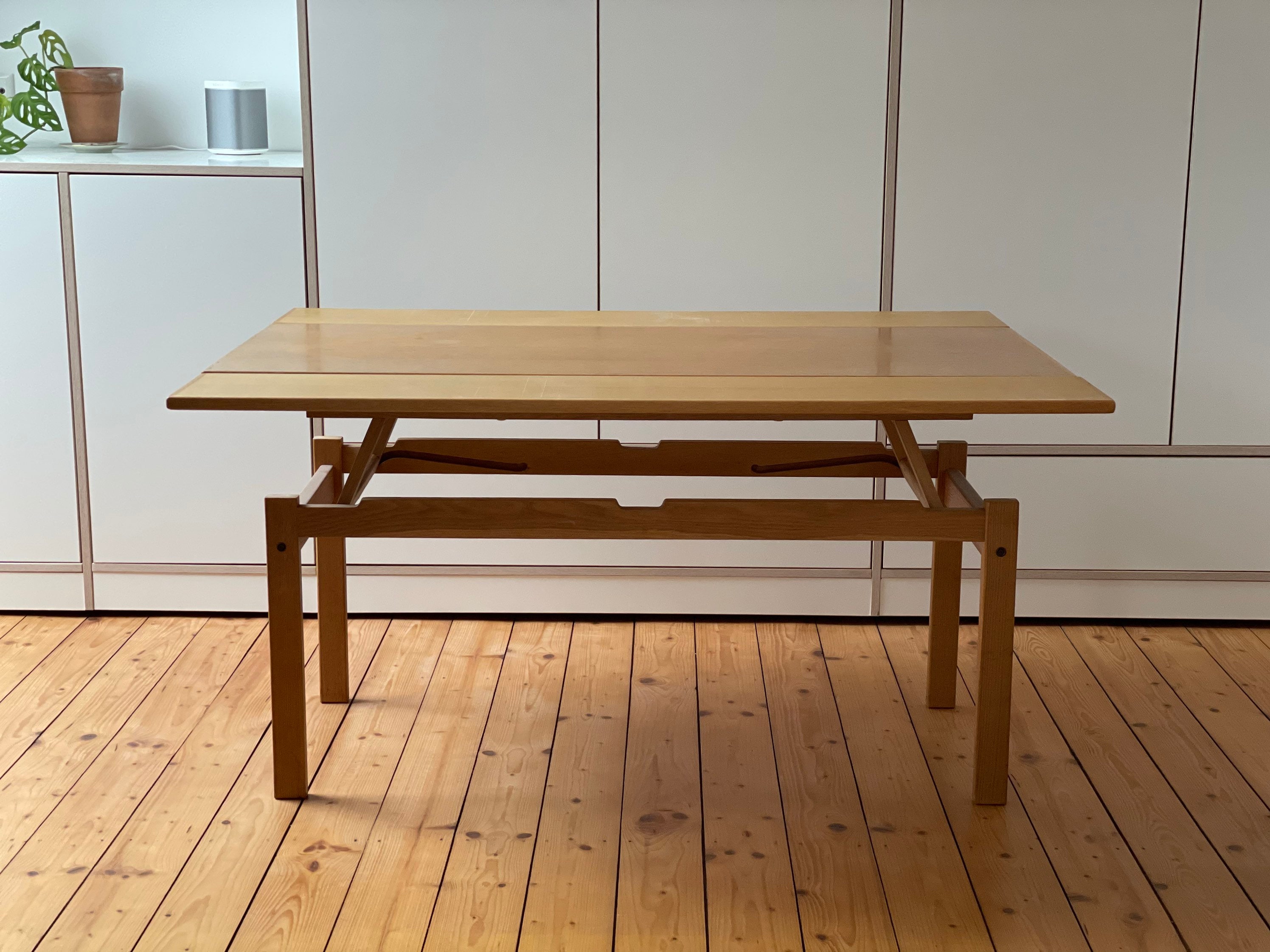 Rare! 60s Erik Worts Kombina Oak Coffee Table Mid Century Design