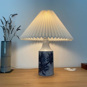 60s danish Design ceramic tablelamp Royal Copenhagen fog morup art scandinavian lamp table lamp