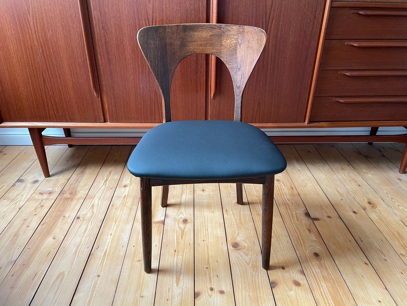 Rare 60s Danish 60s Niels Koefoed Oak Desk Chair Armchair Mid Century deskchair lounge chair armchair image 9