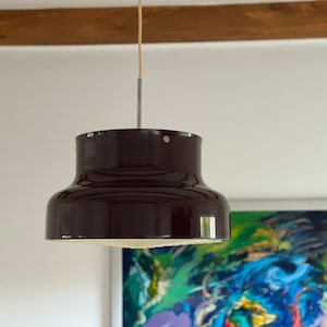 Swedish 60s Brown Anders Pehrson Design pendant light Atelje Lyktan ceiling lamp pendant vintage lamp 60s 70s