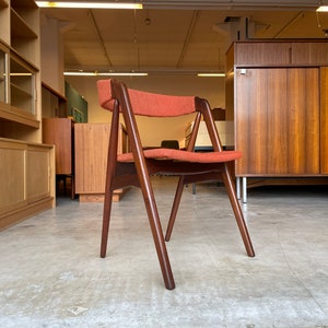 60s Danish 60s Th. Harlev Teak Desk Chair Armchair Mid Century deskchair lounge chair armchair