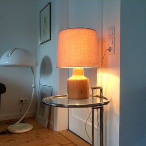 Danish table lamp KIRK Denmark lamp Teak mid Century 60s solid teak table lamp for vintage sideboard danish design lamps