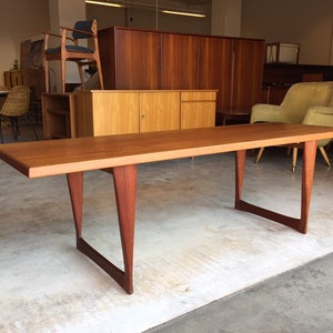 Rare 60s XL Danish Teak Coffee Table Mid Century Coffee Table