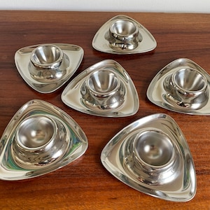 50s Prof Wagenfeld original Bauhaus egg cup wmf German design