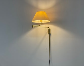 Rare golden Florian Schulz Designer Wall Lamp Mid Century Wall Light 60s 70s