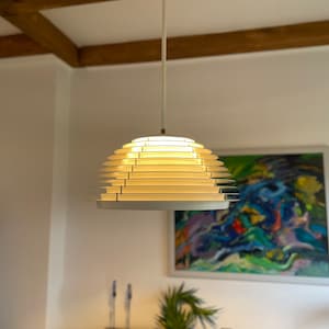 60s Hekla hanging lamp by Jon Olafsson & Peter B. Luhtersson for Fog and Morup
