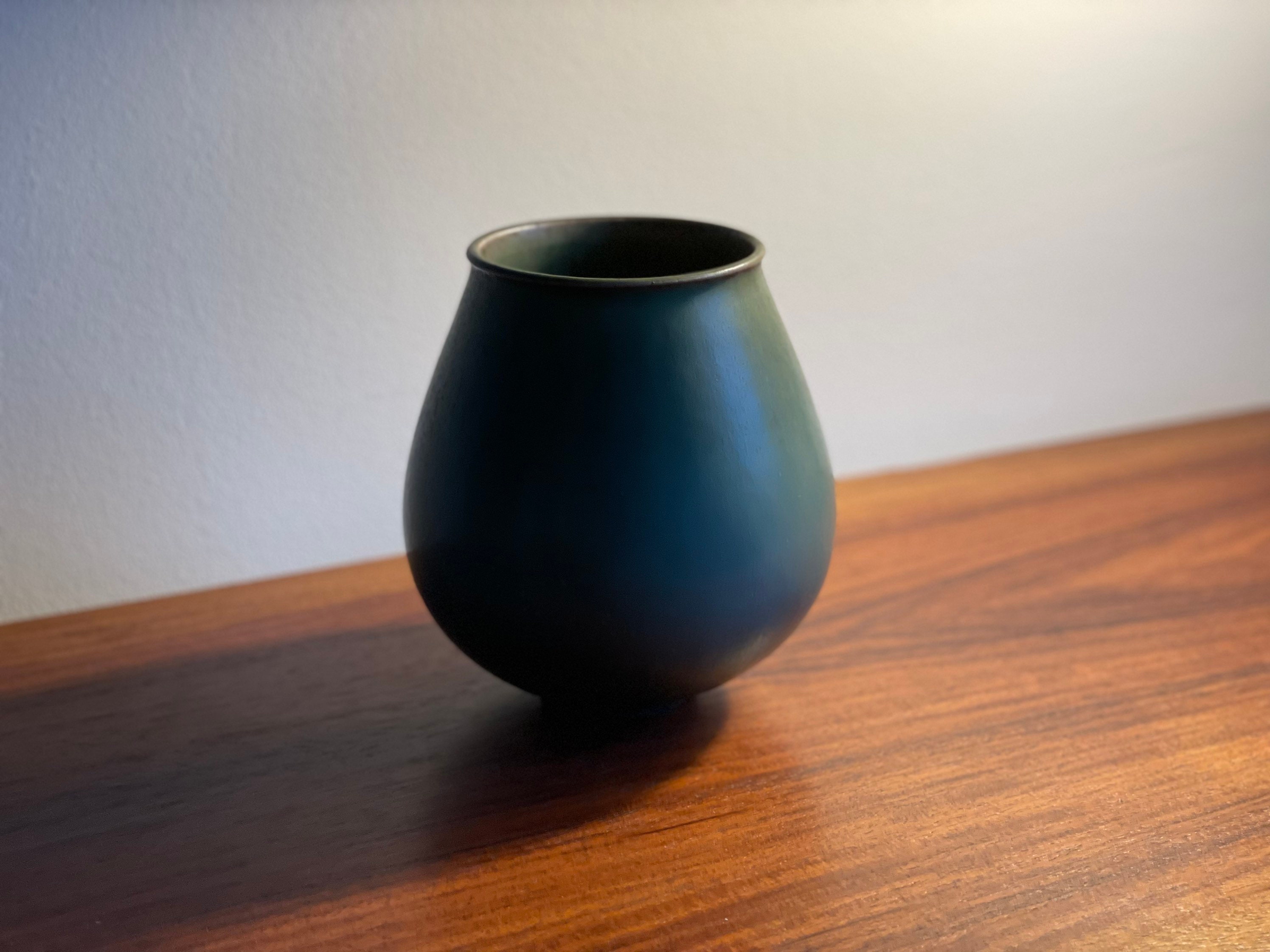 60s Danish Ceramic Vase Bowl Mid Century Design