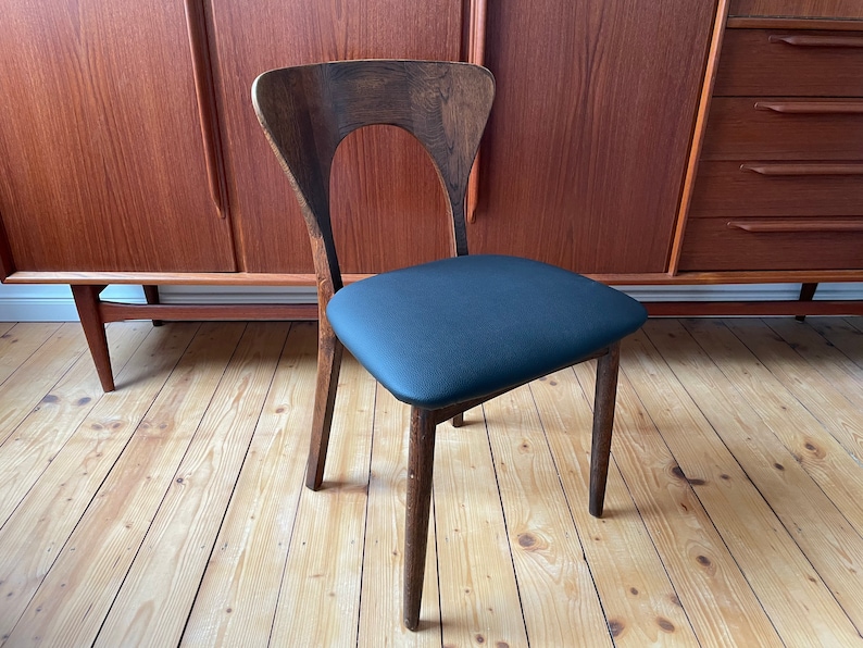 Rare 60s Danish 60s Niels Koefoed Oak Desk Chair Armchair Mid Century deskchair lounge chair armchair image 1