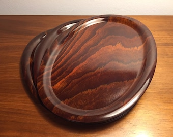 6x 60s Mid Century Gerling Gastro trays vintage plate serving plates retro decoration coasters 60s kitchen