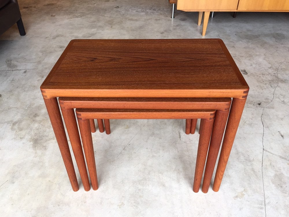 Nest of tables mid century outlet