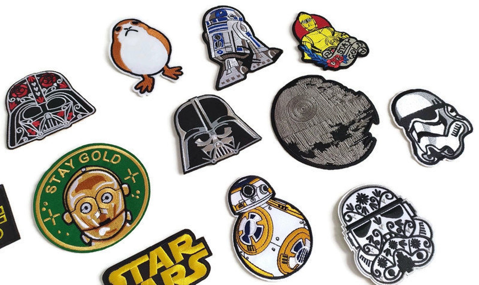 Star Wars Embroidered Iron Cartoon Patch / Applique Crest Etsy