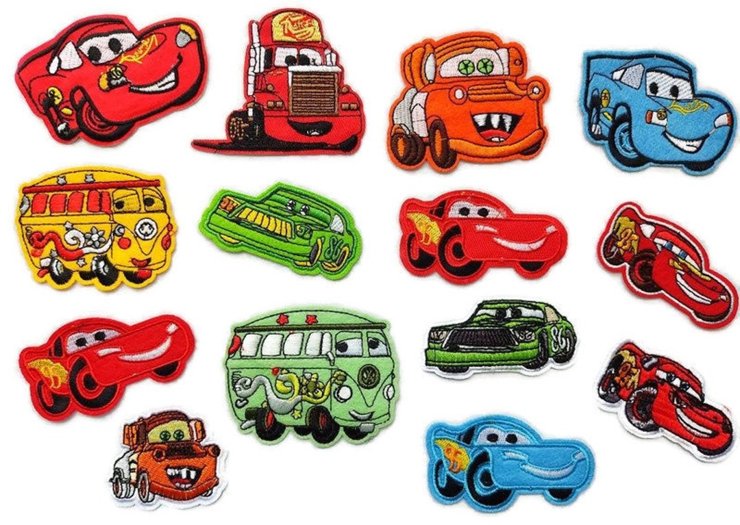Disney © Cars Lightning McQueen 95 comique enfants - Ecusson thermocollant  patches appliques, Taille: 7,4 x 3,9 cm - Cdiscount Beaux-Arts et Loisirs  créatifs